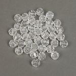 Бусины акрил ⌀14 мм, цв. 17 прозрачный, 50 г, Magic4Hobby