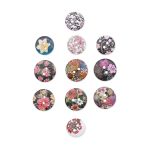 Украшения декоративные пуговицы деревянные Цветочки-лепесточки №12, 15-18 мм, 100 шт