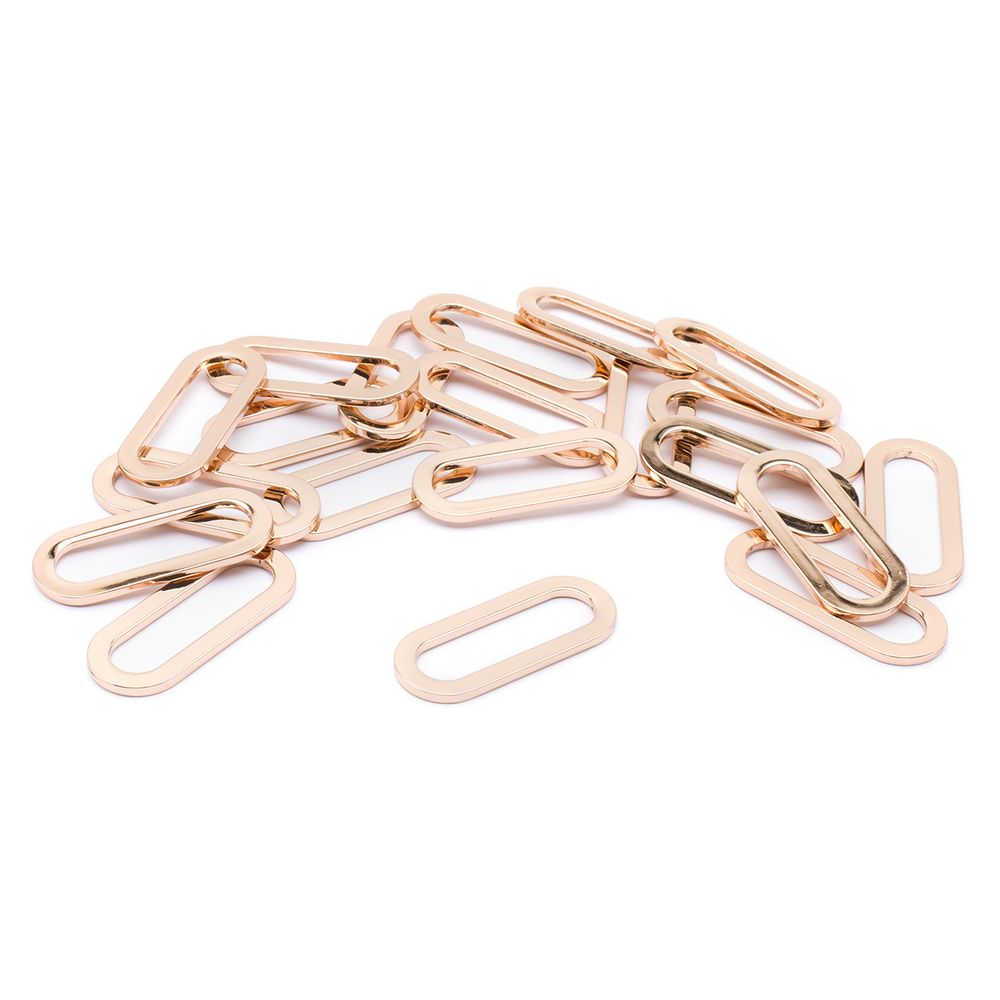 Рамка овальная металл 35 мм (золото), ГНУ13818, 20 шт