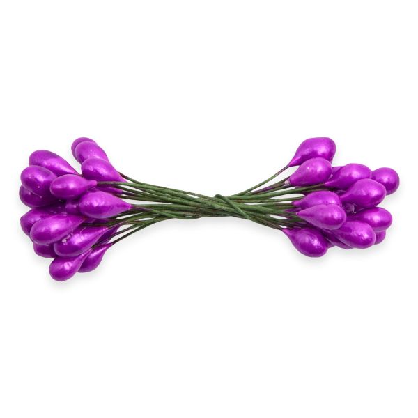 Тычинки для искусственных цветов 0,5х6см, вес 10гр. (6 цикламен), AR561