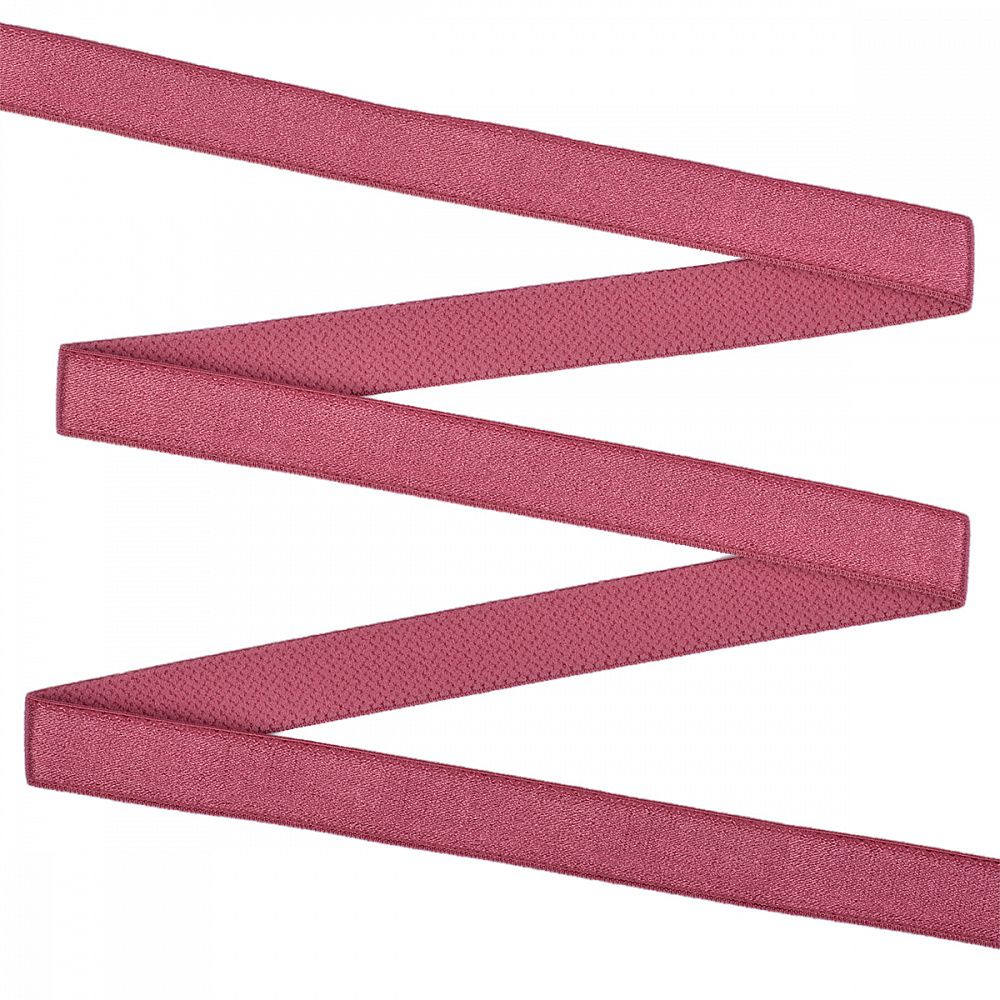 Резинка бельевая (бретелечная) 15 мм / 20 метров, 2925 розовый рубин, Lauma