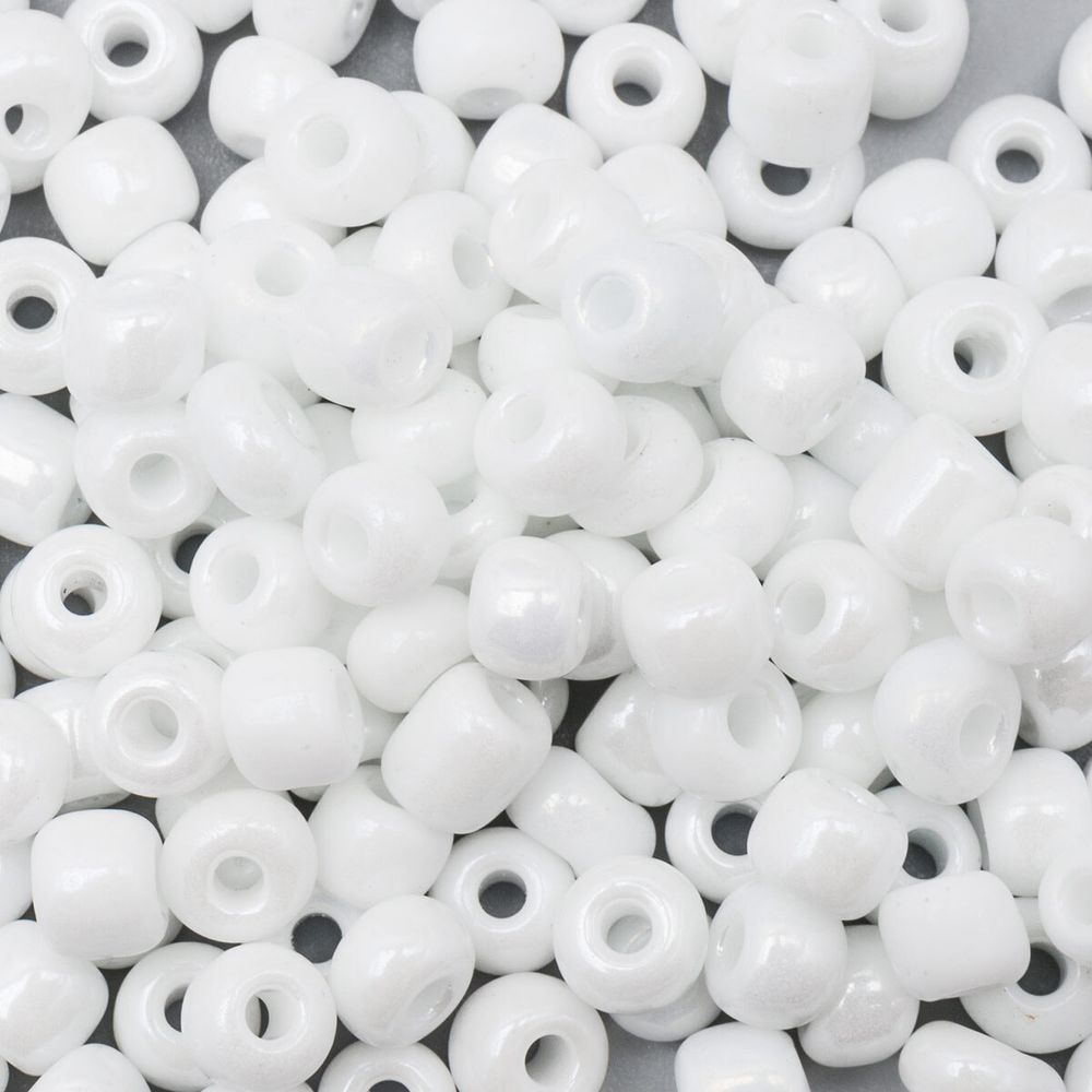 Бисер Astra&Craft 6/0 (4.1 мм), 150 г (10х15 г), цв. 121 белы