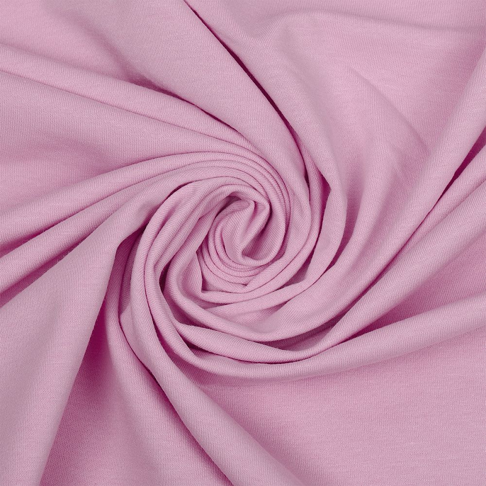 Футер 2-нитка петля поликоттон стрейч 220 г/м², 160 см / 3 метра, ФУТ2Х.TBY.ХЛ-ПЭ.S207.3, цв.S207 роза