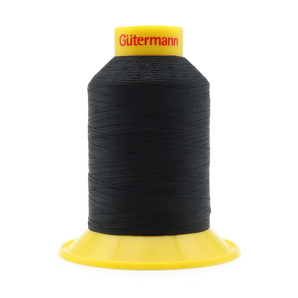 Нитка эластичная Gutermann Maraflex 120, 1500 м, 716936, _000 черный, 1 катушка