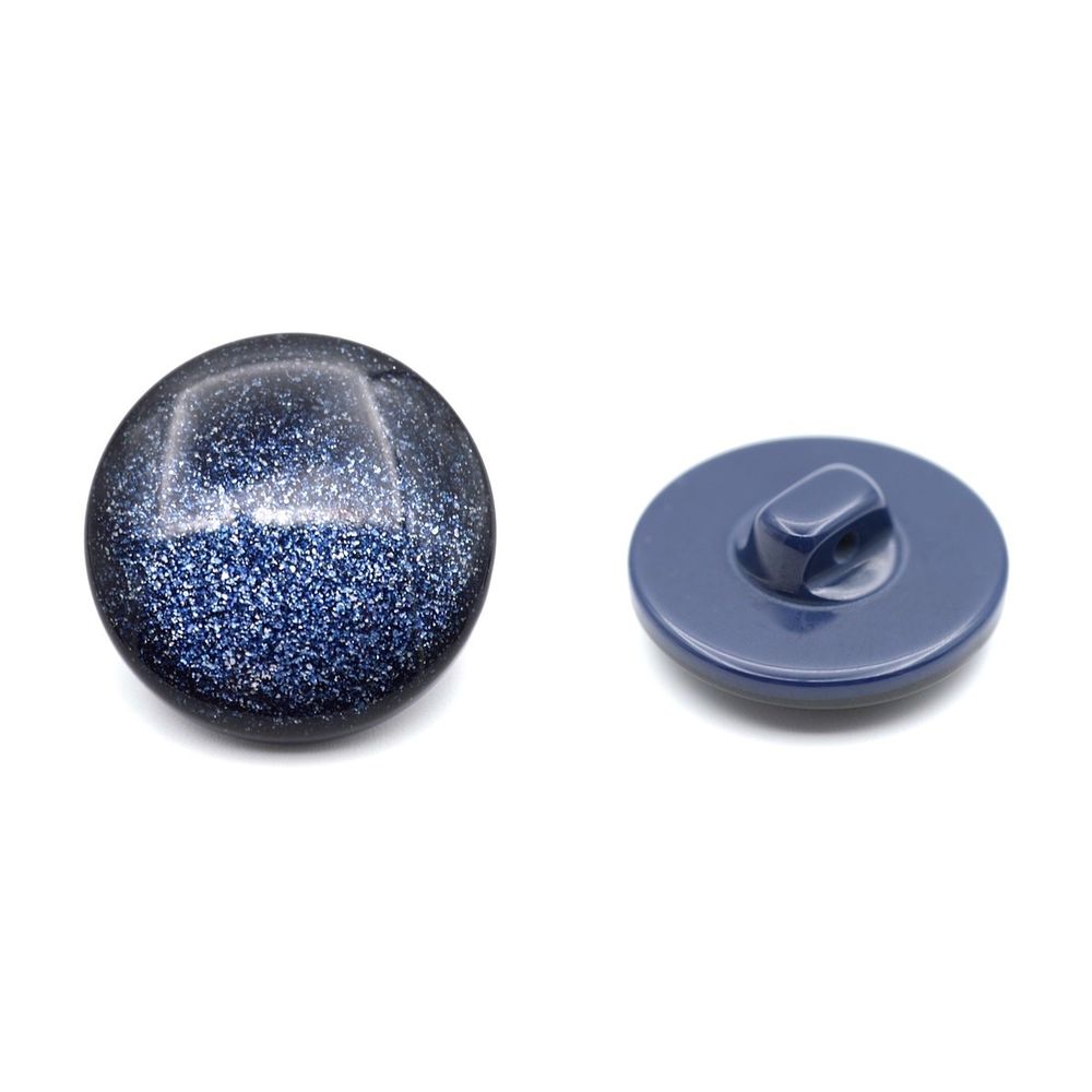 Пуговицы на ножке 32L (20мм), пластик (col.03 т.синий), 72 шт, CR P-45