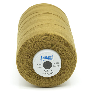 Нитки швейные Euron №40, A 20/3 м, 2000 м, 1438