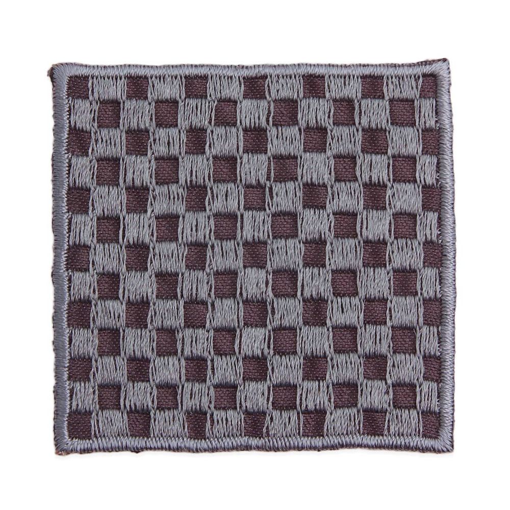 Термоаппликация Квадрат 4,5х4,5см, уп. 2 шт, цв.серый