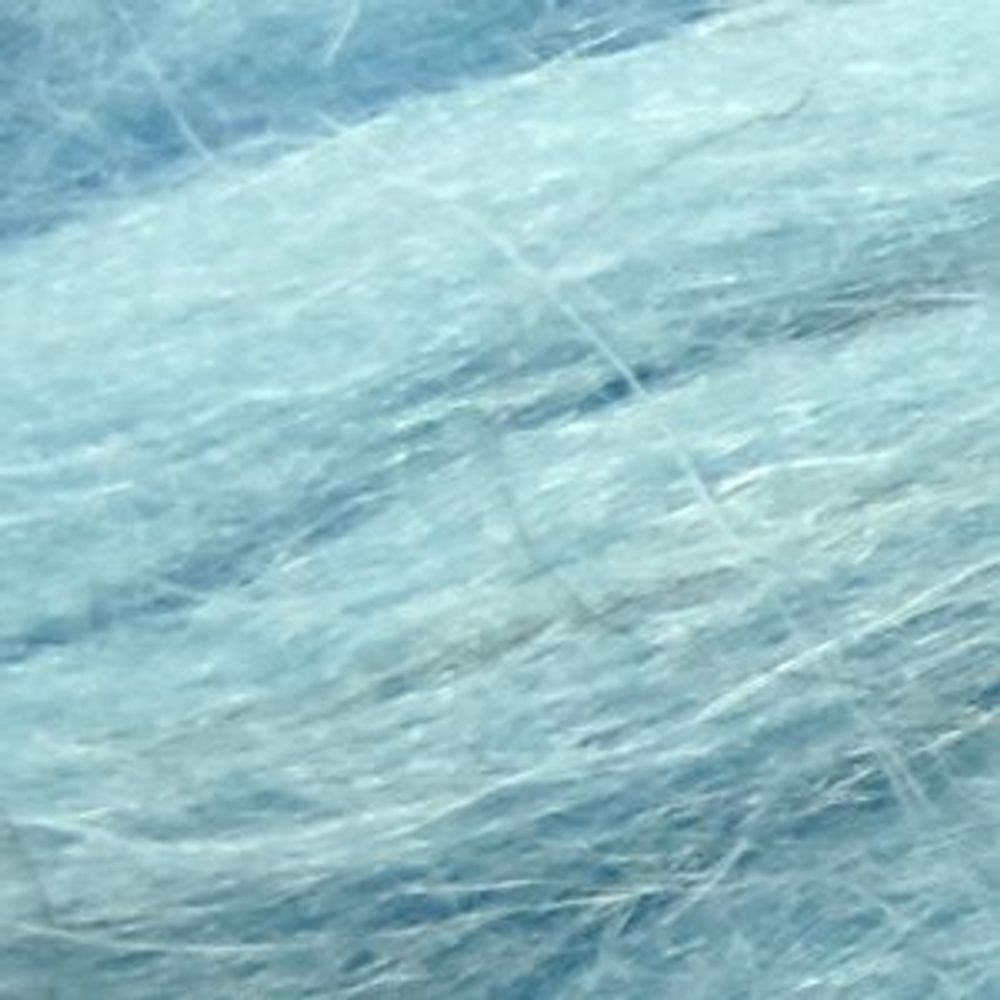 Шерсть для валяния Пехорка Гребенная лента тонкая 1х50 г (до 23 мкр), 005 голубой