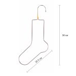 Блокатор-шаблон для вязания носка размер 32-34, металл, 2 шт, Gamma SBМ