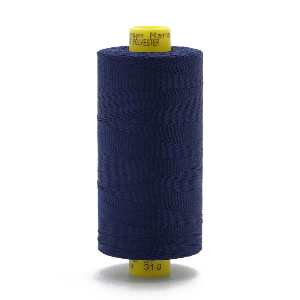 Нитка универсальная Gutermann Mara 70/2, 700 м, 702170, 310 т.чернильный, 1 катушка