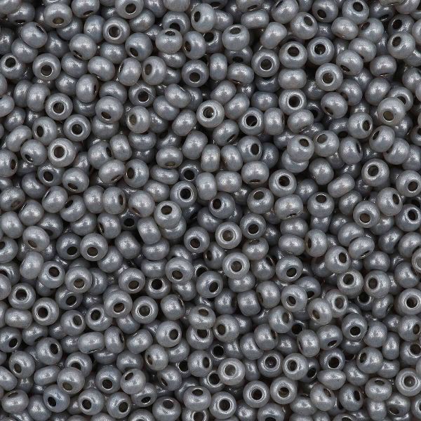 Бисер Preciosa алебастр с цветным покрытием 10/0, круг.отв, 50 г, (17949)