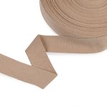 Тесьма (лента) киперная (100 х/б) 35 мм / 50 метров, льняной/linen, Gamma TCT-35