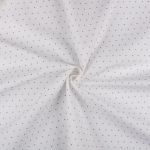 Ткань для пэчворка Peppy Бабушкин сундучок, отрез 50х55 см, 140 г/м², БС-53 горох белый, Peppy