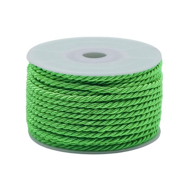 Шнур витой ⌀3.0 мм / 18.29 метров, 35 салатовый