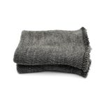 Манжеты трикотажные 8.0х9.5 см, 1 пара, средней плотности 14 кл, 1х1, В-78 асфальт, серый меланж