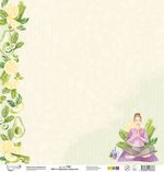 Бумага для скрапбукинга Здоровые привычки 190 г/м², 30.5х30.5 см, 10 шт, 4, Mr.Painter PSR 2603