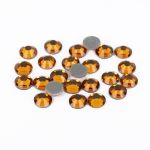 Стразы клеевые стекло 4.7 мм, 5х24 шт, SS20 №15 яр.жёлтый (Topaz), Zlatka ZRTG-2024