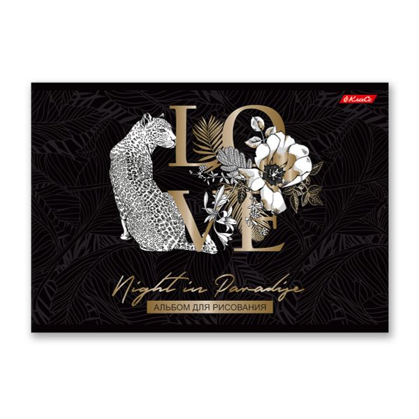 Альбом для рисования, фольга, 100 г/м², A4 29х20.5 см, 48 л. на скобе, 5 шт, Магия дикой природы 000267, Светоч 48АЛСК4_7_3_9