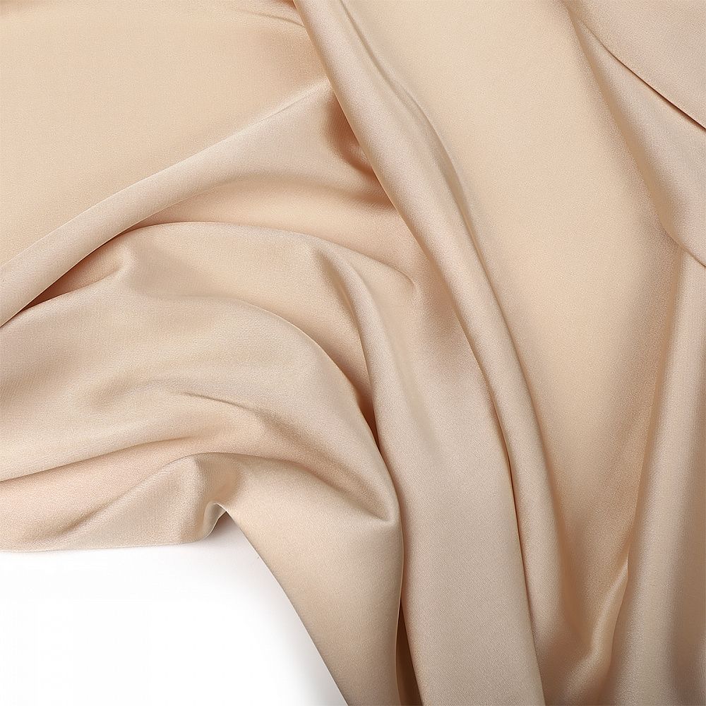 Шелк Армани 90 г/м², 150 см / 2 метра TBYArm-095 цв.95 пудра-бежевая (серебристый пион)