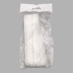 Лента (тесьма) шторная: сборка параллельная (1:2) 40 мм / 5 метров, (1 ряд петель, 2 шнура), прозр., 0С797ПЭ-Р4992В