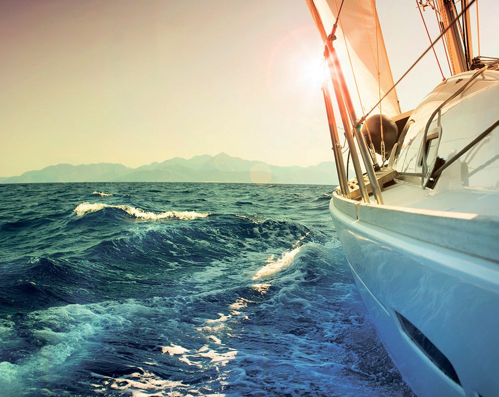 Картина по номерам Фрея PCF-20, на холсте с подрамником Одиночный круиз, 50х40 см