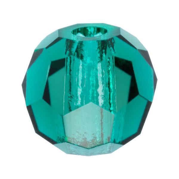 Бусины стекло ⌀4 мм, 24 шт, темно-зеленый/emerald, Preciosa 451-19-602