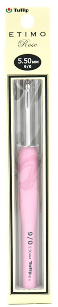Крючок для вязания с ручкой Tulip Etimo Rose 5,5мм, TER-11e