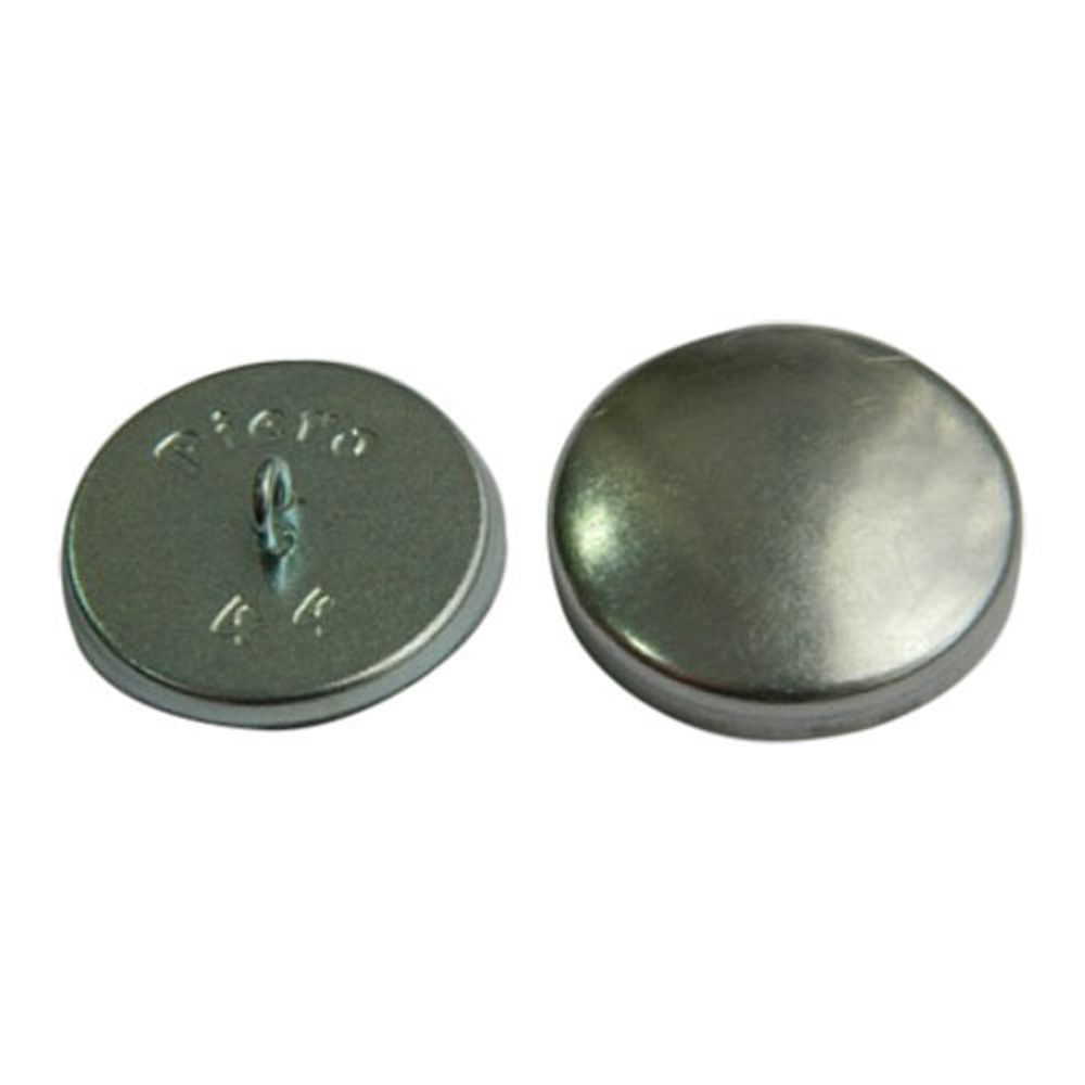 Пуговицы под обтяжку на ножке 44L=28 мм, металл/металл, 250 шт, New Star