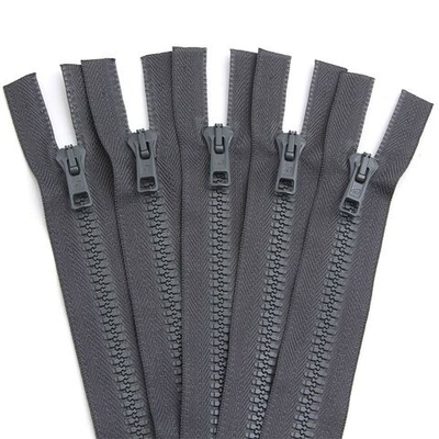 Молния трактор Arta Т6 (6 мм) 2 зам., разъем., 75 см, цв. 123 графит, уп.5 шт