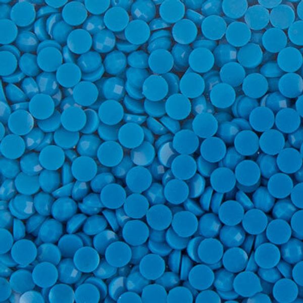 Стразы неклеевые акрил 2.5 мм, 100 г (10х10 г), /РП/, №0085 яр-бирюзовый, Zlatka OZM