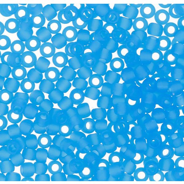 Бисер Toho 11/0 круглый (2.2 мм), 25 г (5х5 г), 0003CF голубой матовый