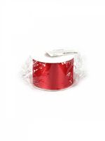 Лента атласная 1-сторонняя 50.0 мм / 22.5±1 метра, 3095 красный, Magic4Hobby