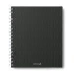 Тетрадь общая с пластиковой обложкой, 500 мкр, тиснение серебряной фольгой, A5+ 96 л. на гребне 65 г/м², белизна 100%, 4 шт, клетка, 000808 Серая, Светоч ТЕТ96-001