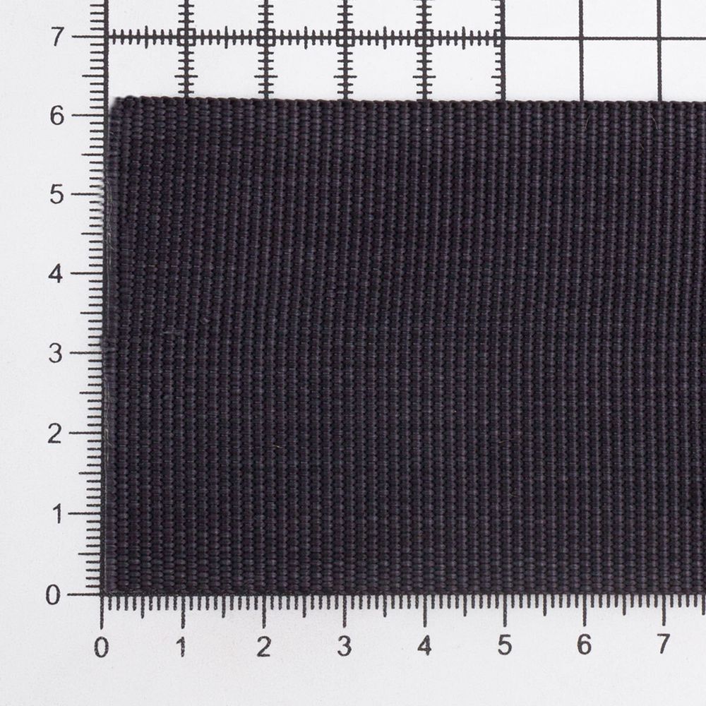 Стропа (ременная лента) 60 мм, 30 м, толщ. 1.0 мм, [37.9 г/пог.м], 100% п/э, 005 черный