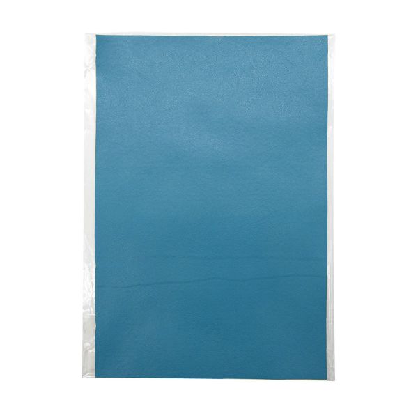 Кожа искусственная, 20х30см, толщ.0,5 мм, уп/2 шт, синий