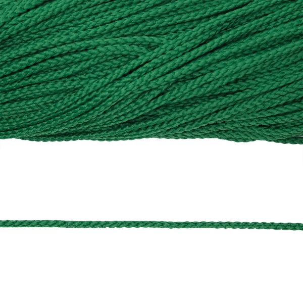 Шнур плетеный ⌀4.0 мм / 200 метров, 009 зеленый, С35
