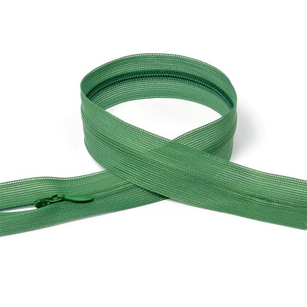 Молния потайная (скрытая) Т3 (3 мм) 1 зам., н/раз., 20 см, цв.F269 т.зеленый уп.50 шт