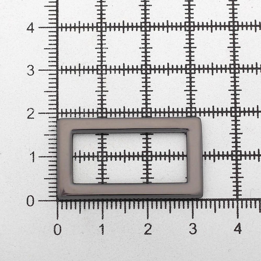 Рамка прямоугольная металл 25 мм, чер.никель ГР, 6931, 10 шт