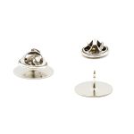 Основа для значка с цанговым зажимом, 5 шт/упак, Astra&Craft (никель) 4AR2019-20