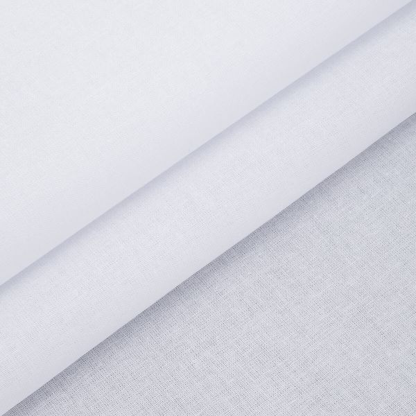 Дублерин воротничковый (сорочечный) сплошной 140 г/м², 112 см / 10 метров, белый, S140