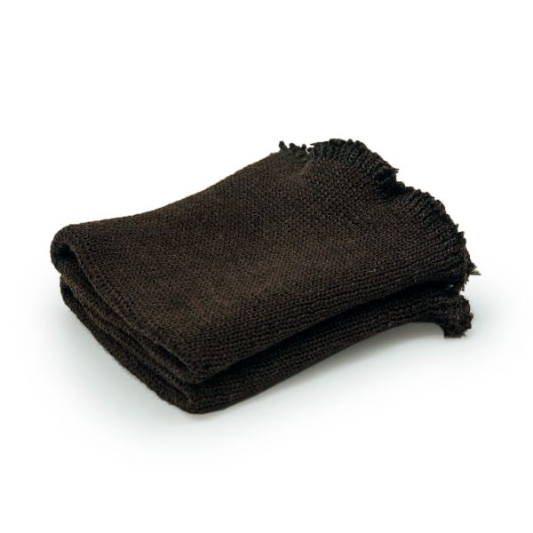 Манжеты трикотажные 8.5х9.5 см, 1 пара, плотные зимние 10 кл, 1х1, 729 коричневый