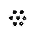 Пайетки граненые 6 мм, упак. 10 гр, Астра, 0109 черный матовый, уп.10 шт