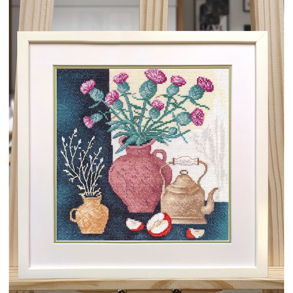 Набор для вышивания нитками Овен, Осенние мотивы -2 20х20см