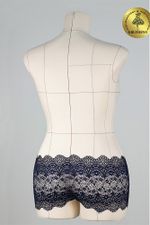 Кружево бельевое эластичное 220 мм / 10 м, 241, цв.S919 т.синий, Kruzhevo