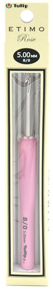 Крючок для вязания с ручкой Tulip Etimo Rose 5мм, TER-10e