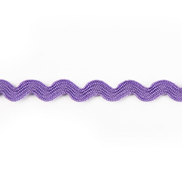 Тесьма отделочная зигзаг 5 мм, 20 м, рис. 6892, фиолетовый, Blitz С3582Г17