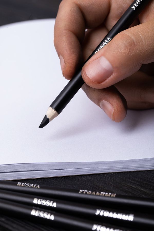 Угольные карандаши (ве) VACPB-4 4х10 шт, ассорти 02, Vista-Artista