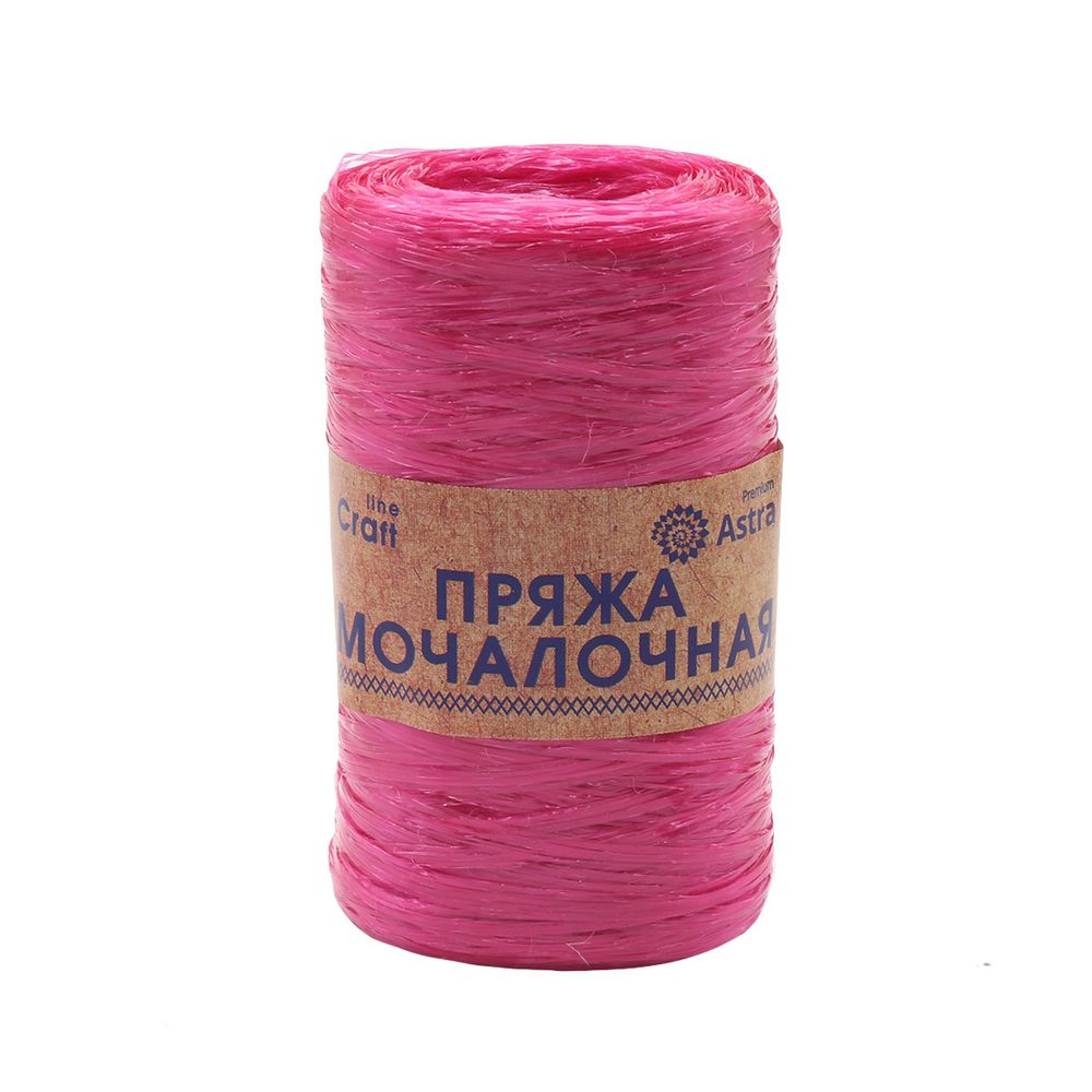 Пряжа Astra Premium (Астра Премиум) Мочалочная / уп.10 мот. по 50 г, 200 м, вишня