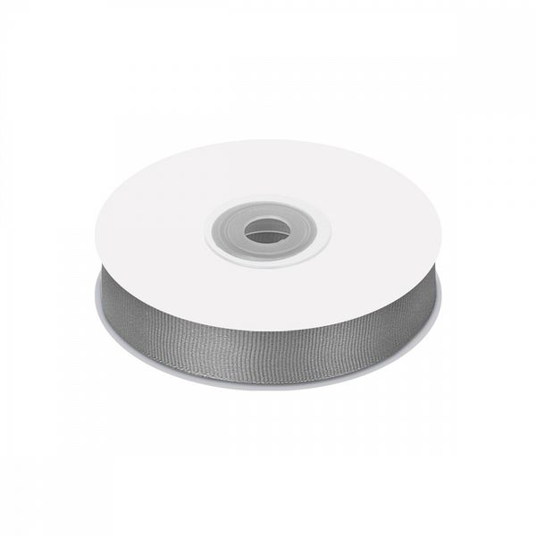 Лента репсовая (в рубчик) 20.0 мм цв. 012 серый уп.22.86м (±1м)