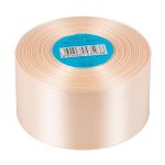 Лента атласная 1-сторонняя 50.0 мм / 33±2 метра, 061 св.св.бежевый, Gamma